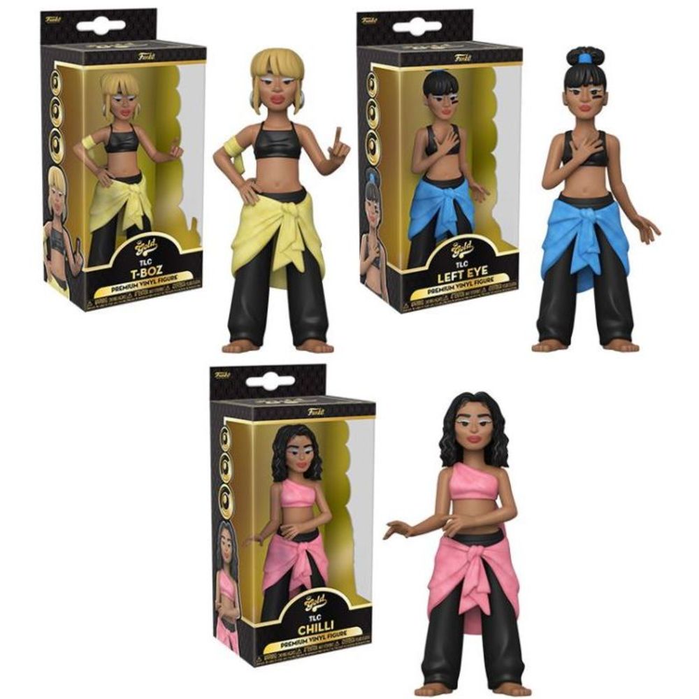 TLC 5" Funko Vinyl Gold Complete Set (3)